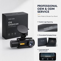 Caméra embarquée 4K exclusive avec objectif STARVIS 2, enregistrement en boucle 3 canaux, DVR, caméra de voiture WIFI, surveillance de stationnement 24H, GPS