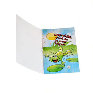 Tarjeta de felicitación de música electrónica única personalizada circuito impreso y tipo de libro de flores - Product Image 2