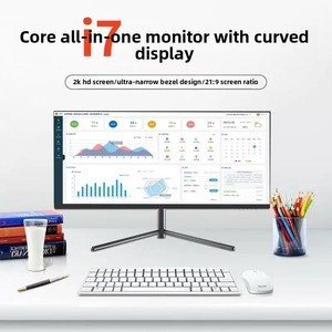 Monitor de 30 Pulgadas para Computadora, Pantalla 16:9 <span class=keywords><strong>2560x1080</strong></span> Ultra Nítida, Intel Core I7, 16GB DDR4, 512GB SSD + HDD, Altavoz, para Negocios - Product Image 3