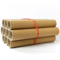Tubos de Embalaje de Papel Artesanal Personalizados, con Estampado, Ecológicos, de Materiales Reciclados, Disponibles en Todos los Tamaños, Se Aceptan Personalizaciones