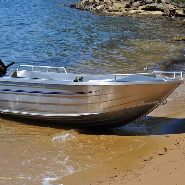 14ft 4,2 M Aluminio profundo V casco bote de pesca bote de velocidad