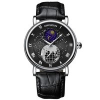 Montres pour hommes Kimsoun K-2024A, étanches 3 ATM, lumineuses, accessoires de montres-bracelets pour hommes