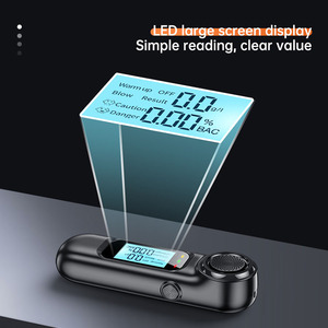 Großhandel Custom Led Digital Display Alkohol <span class=keywords><strong>tester</strong></span> Tragbarer Alkohol-Atem <span class=keywords><strong>tester</strong></span> mit hoher Kapazität - Product Image 5