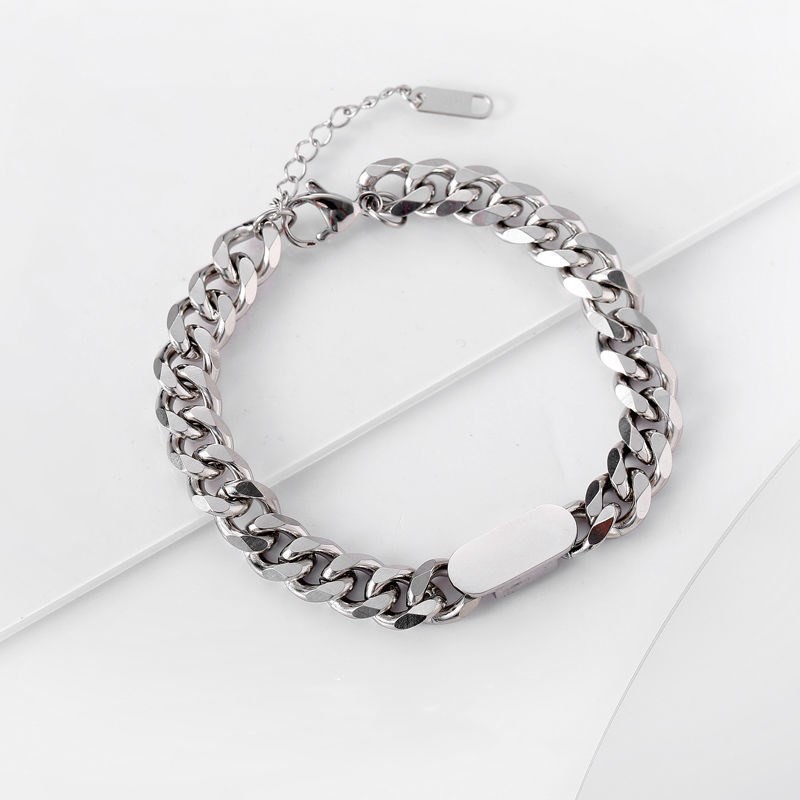 6 Bracelet cubain bleu