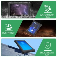 256G Ip65 Android Tablet resistente 10,1 pulgadas 1920*1200 pantalla táctil Tablet PC resistente Usb tipo C Panel táctil Tablet PC resistente