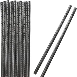 Factory directly supply hot rolled mild carbon rebars deformed different types of steel bars