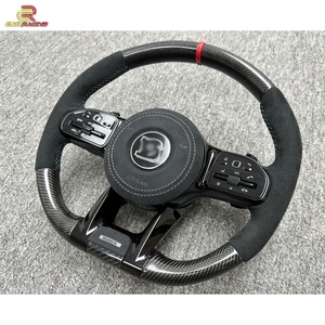 Volant sport 3 branches en fibre de carbone avec boutons pour Mercedes Classe G W464 G63 G500 G550 2019-2024 - Product Image 3