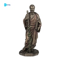 Sculpture en bronze d'Hippocrate, dieu grec de la médecine, statue, décoration de bureau moderne, taille personnalisée