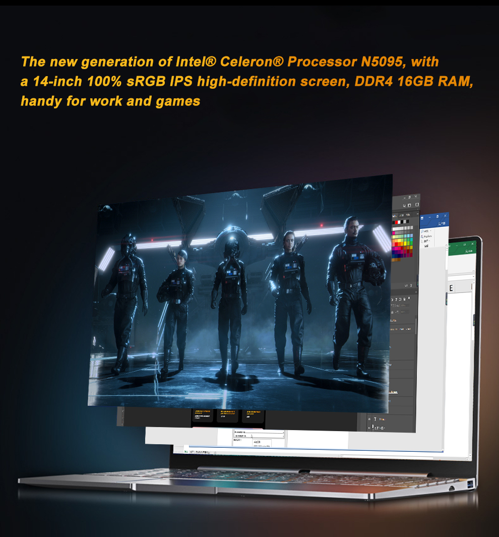 14inch Quad core N5095 Up to 2.9GHz DDR4 12GB IPS Alloy Design Win 10 64bit Cheapest students Education oem computer Laptops