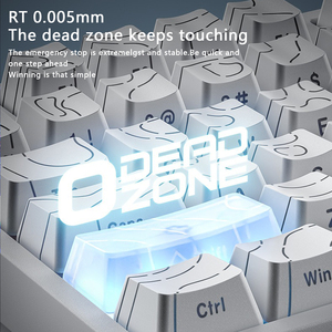 "Teclado mecánico para juegos con interruptor magnético R82HE 8KHz-256KHz 0.005RT 75% Diseño RGB Baja latencia Hot Swap Attack Shark" - Product Image 4