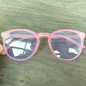 Montures de lunettes non correctrices couleur bonbon Spicy Girl, monture ovale complète, protection transparente contre la lumière bleue, style japonais pour femme - Product Image 3