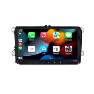 Pemutar GPS musik Video mobil Universal 9 inci 2 Din Untuk VW Bora Volkswagen Passat Radio Polo Golf Android Vw Passt B6 dasbor