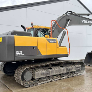 Excavadora de cadenas Volvo EC220 usada con motor de 22 toneladas y 123KW, PLC y caja de cambios a precio negociable - Product Image 3