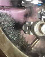 Machine de pulvérisation complète en téflon pour pièces de petite et moyenne taille