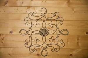 Amazon Vente Chaude Métal Vintage Antique Style Or Défiler Fil Circulaire Décoration <span class=keywords><strong>Murale</strong></span> pour la maison et le jardin - Product Image 3