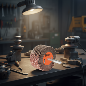 Ttake Abrasive Flap <b>Wheel</b> 30x3 Mm 60 Grit 6 Mm Shaft For Metal <b>Grinding</b> - Product Image 3