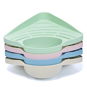 Wholesale Triangle <b>Kitchen</b> Drain <b>Rack</b> Thickened Plastic Standing Type Multifunctional <b>Storage</b> & Organizing Basket - Product Image 4