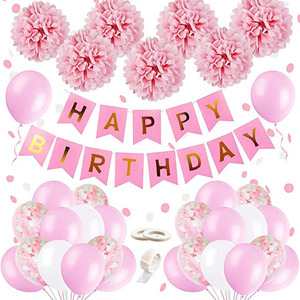 Set de Globos de Papel con Diseño de Cola de Pez, Globos de Látex Rosa, Decoración para Fiestas de Cumpleaños - Product Image 1