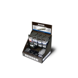 Exhibidor de Cosméticos de Cartón Negro de 2 Niveles con Logotipo Personalizado, Exhibidor de Pestañas para Mostrador, Exhibidor de Mesa para Venta al por Menor - Product Image 5