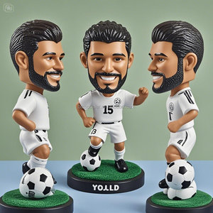 Indoor <strong>Home</strong> Soccer Bobblehead Resin Crafts for Creative <strong>Expressions</strong> - Product Image 6