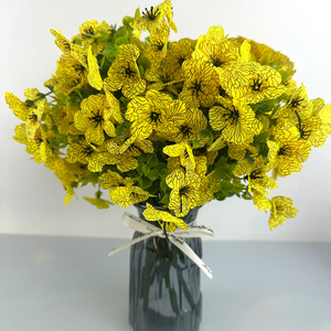 Flores Artificiales de Eucalipto Violeta de 35 cm de Altura, Ramo de Plástico de Alta Simulación para Decoración de Bodas y Hogar - Product Image 3