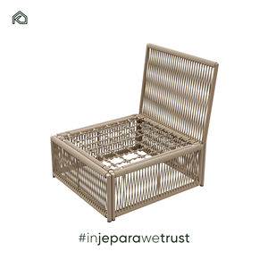 Ensemble de canapés Ratna en aluminium et en corde, conçu pour le confort en extérieur, léger, résistant et élégant et contemporain - Product Image 6