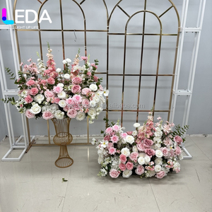 Camino de Flores Romántico LEDA Directo de Fábrica, Decoración Floral Artificial para Bodas, Hilera de Flores Decorativas - Product Image 5
