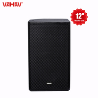 VAMAV NOVA LX112 Haut-parleur professionnel pleine gamme 12'' 900W RMS 1800W PEAK en bois avec poignée Système PA Barre de sonorisation active pour scène