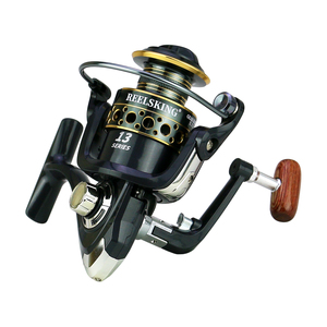 Moulinet de pêche à rotation en alliage de zinc à haute dureté à poignée unique Poids léger avec une grande durabilité pour la pêche en lac fluvial - Product Image 4