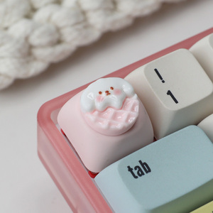 2025 MG simpatico cagnolino artigianale 3D resina Custom Keycaps ESC per tastiera meccanica modello KC-109 - Product Image 3
