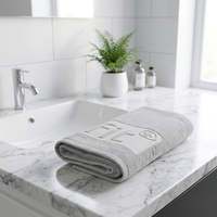 Custom Cotton Bath Towel Plain Dyed Color Soft Absorbent Towel for Bathroom Beach Use