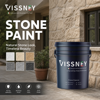 Peinture pour pierre de granit Vissney, imperméable, revêtement mural extérieur, texture de roche artificielle, peinture en spray