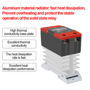 Zts10dd chuyển tiếp trạng thái rắn thiết lập tản nhiệt tích hợp thẻ đường sắt 24v220v <span class=keywords><strong>DC</strong></span> điều khiển <span class=keywords><strong>DC</strong></span> nhiều mô hình zts - Product Image 3