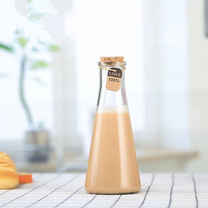 ขายส่ง11ออนซ์น้ำผลไม้ขวดเครื่องดื่มนมสดขวดแก้ว - Product Image 1