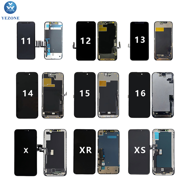 Yezone OEM Display For iphone 15 pro max screen for iphone 11 lcd screen original replacement oled pantalla lcd ecran for iphone