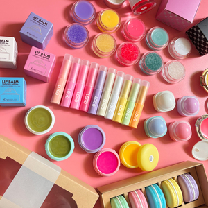 <span class=keywords><strong>Baume</strong></span> à lèvres biologique <span class=keywords><strong>rose</strong></span>, produit à personnaliser avec votre logo, adorable étiquette privée, vegan - Product Image 1