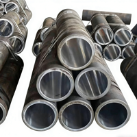 Tubería de Acero al Carbono Laminada en Caliente Sin Costura ST37 ST52 1020 1045 A106B para Fluidos