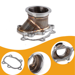 Adaptador de Brida para Turbocompresor de 2.5 Pulgadas (63mm) T25 T28 con Junta, Ajuste Universal para Tuberías - Product Image 1