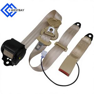 Cinto de Segurança Universal Europeu Genuíno com Fivela de Três Pontos e Trava de Emergência - Product Image 3