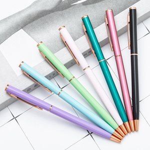 Bolígrafo de Metal Negro Heada Ecológico de Alta Calidad, Lindo Bolígrafo con Logotipo Personalizado en Colores Pastel, Ancho de Escritura de 1.0 mm - Product Image 5