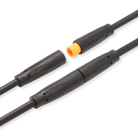 ODM OEM M8 3Pin IP68 vélo électrique Scooter E Bike câble de Signal d'alimentation étanche mâle femelle 2 broches connecteur cc cuivre M12 LED