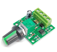 Contrôleur de vitesse de moteur PWM TOPCUS DC 1.8V 3V 5V 6V 12V 2A, contrôleur de vitesse de moteur basse tension, module de commande réglable de 0 à 100%