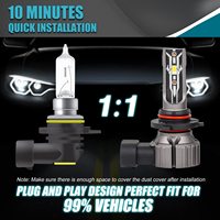 Ampoule de phare LED 6000K blanc froid, mise à niveau de l'éclairage avant, Plug and Play pour phares LED Nissan Patrol