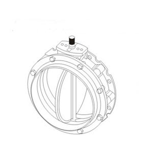 Actuador neumático Tipo neumático Válvula de mariposa Precio - Product Image 2