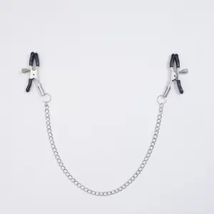 Sexy Hardcuffs Collar With Nipple Breast Clamp Clip Chain Sex Tools Couples Adult Games SM Sex Toys For Woman