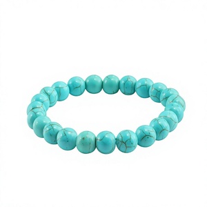 Best Selling Geometric Bohemian Style <b>Beaded</b> <b>Bracelet</b> for Unisex Anniversary Gift with Turquoise and Natural Stones - Product Image 3