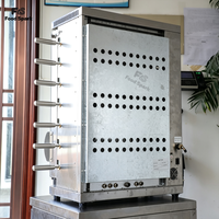 Four à rôtir électrique commercial à 7 broches pour poulets, idéal pour les restaurants