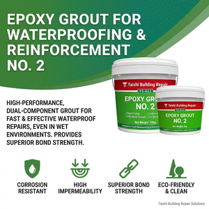 Matériau de scellement époxy modifié |   Haute pénétration, zéro rétrécissement, stoppe les fuites d'<span class=keywords><strong>eau</strong></span> en conditions humides - Product Image 3