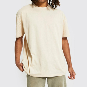 High Quality 100% Cotton Blank Tee-Shirts Manufactur Drop Shoulder Boxy Casual <b>Tshirt</b> Heavyweight <b>Plain</b> Oversized T-Shirts - Product Image 3
