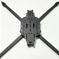 Châssis de drone agricole de pulvérisation FPV à charge lourde en fibre de carbone 3K T300 Zhanshen Mars 18 pouces 680 mm, bras de 12 mm, kit X-Class